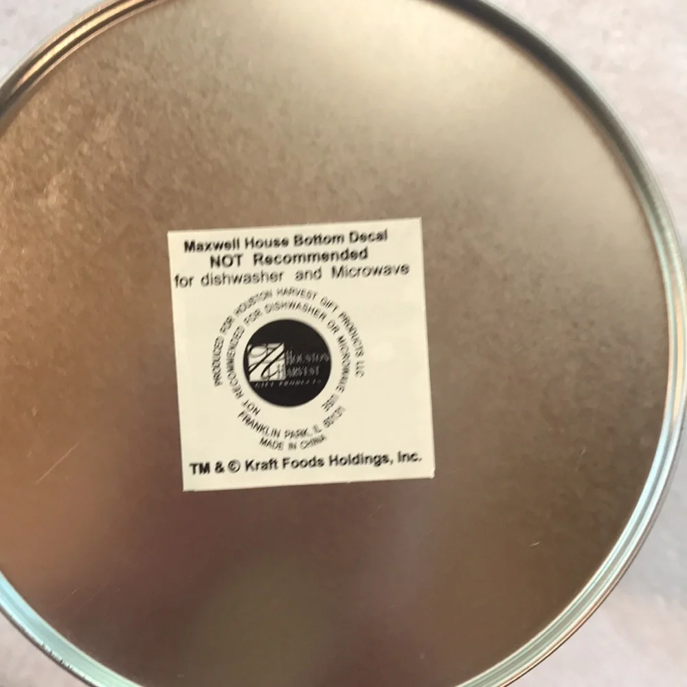 Maxwell House Coffee Canister Tin